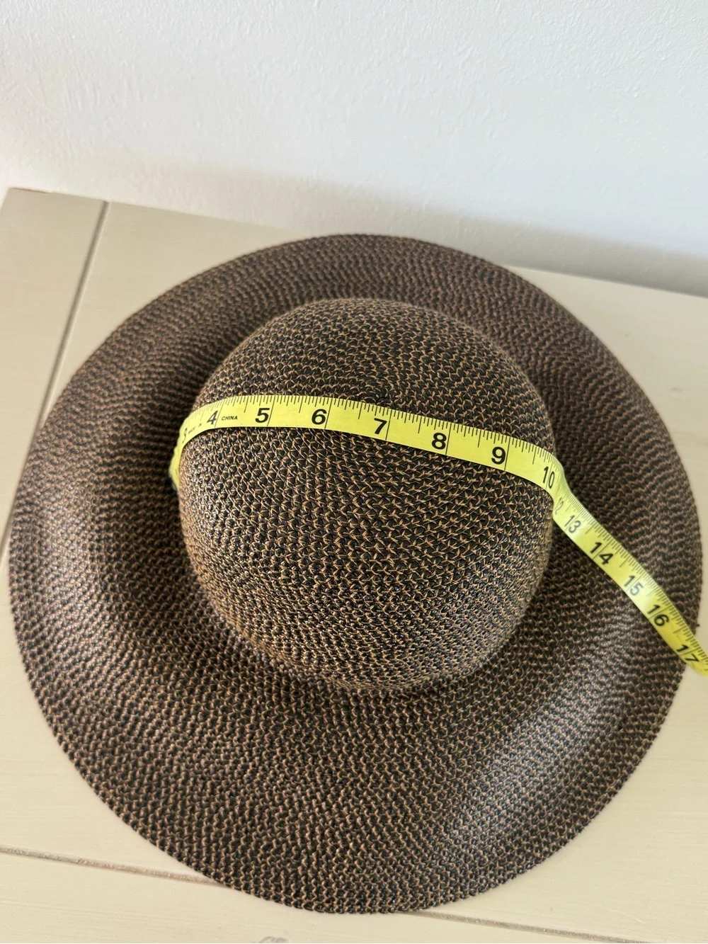 Eric Javits Brown Wide-Brim Straw Sun Hat - Picture 5 of 14